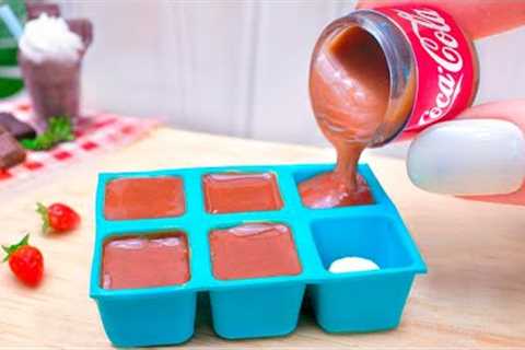 Satisfying Miniature Perfect Coca Cola Chocolate Dessert Recipe - Mini Yummy Dessert Decorating