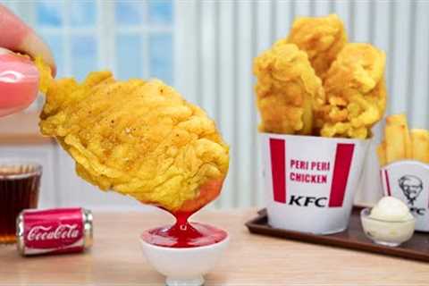 Crispy Miniature KFC Fried Chicken Recipe Idea by Mini Yummy 🍗 ASMR How To Make Chicken Peri Peri