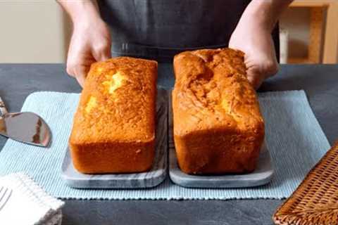 How To Make The Perfect Pound Cake | Fast & Easy VS. Advanced Recipe