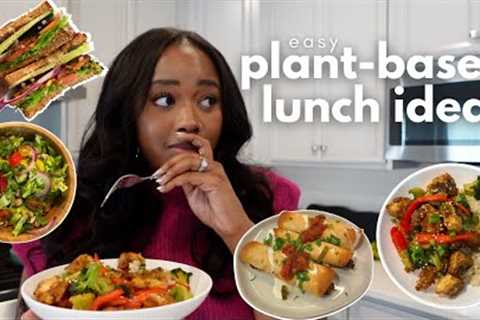 beginner-friendly plant-based lunch ideas + grocery haul 001 | sweet greens vegan