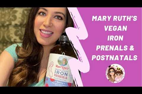 Trying Mary Ruth’s Vegan Iron Prenatal & Postnatal Supplement for the first time!
