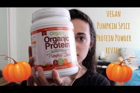 PUMPKIN SPICE PROTEIN POWDER | Vegan | supplement review