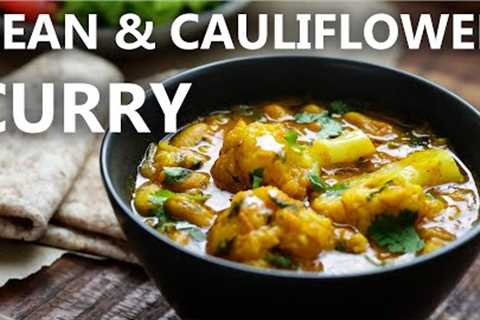 Delicious White Bean Cauliflower Curry 🍲 Natural, Healthy Vegan Curry Recipe!