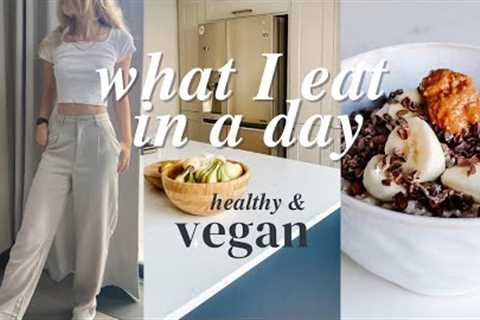 what I eat in a day vegan | healthy & easy simple plant based recipes for winter