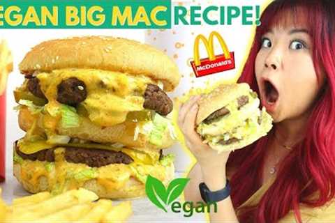 I Tried Making a VEGAN BIG MAC! (McDonald''s Copycat Recipe But Vegan) / Cook With Me