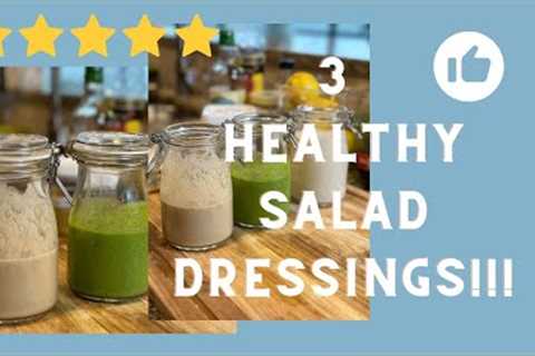 3 Healthy Salad Dressings You Need Now |  My Vegan Kitchen Life | Recipes | Tasting | Foodie | Fun