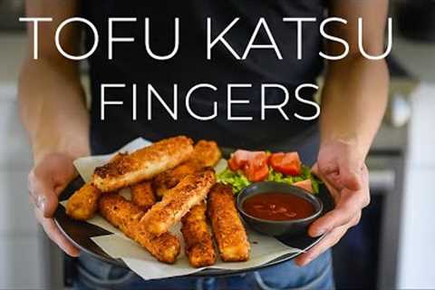 SUPER CRISPY Tofu Katsu Fingers Recipe you''ll FALL IN LOVE WITH!