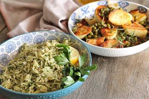 2 Easy Easter Sides: Roasted Potatoes w/ Peas & Lemony Orzo Recipes