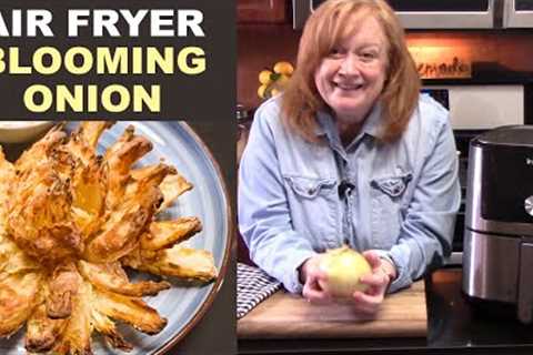 Air Fryer BLOOMING ONION Appetizer Recipe