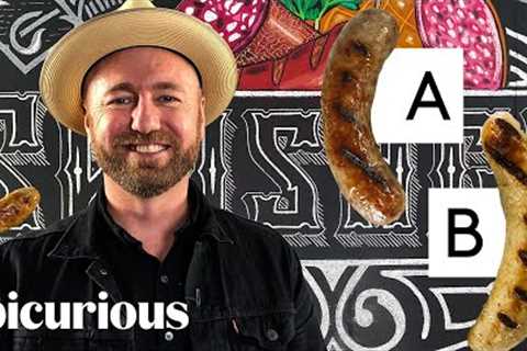 Sausage Expert Guesses Cheap vs Expensive Sausage | Price Points | Epicurious