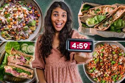 5-Minute Vegan Lunch Ideas (I timed them!)