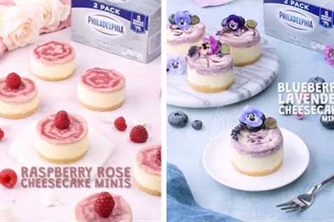 These delicious mini cheesecakes will put a spring in your step and your tastebuds!