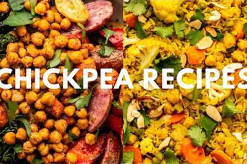 4 *delicious* recipes using chickpeas -- budget-friendly and wholesome vegan dinner ideas