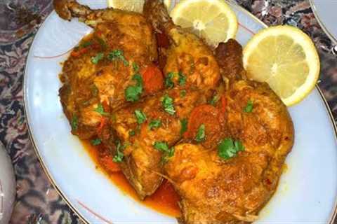 Persian saffron Chicken recipe | Iranian style saffron Maryland chicken recipe