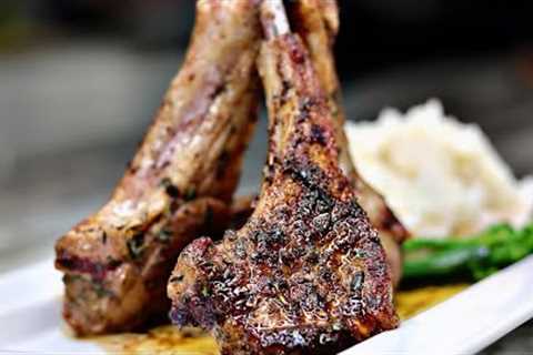 Garlic and Herb Crusted LAMB CHOPS  RECIPE| Very Delicious & Juicy