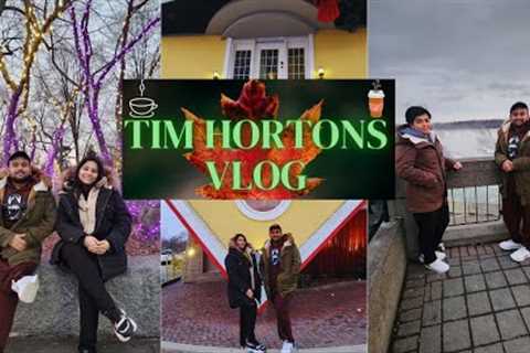Tim Hortons Canada vlog, A vlog with Tim Hortons Coffee 😇😇😇@InternationalStudentsIS..