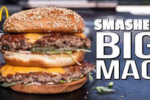 THE BEAUTIFUL RESULT OF COMBINING A BIG MAC WITH A SMASHBURGER... | SAM THE COOKING GUY