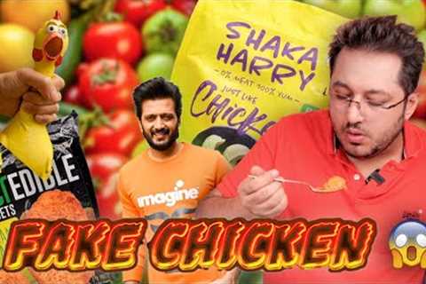 Trying Fake Chicken by Riteish Deshmukh , ITC and Shaka Harry*
