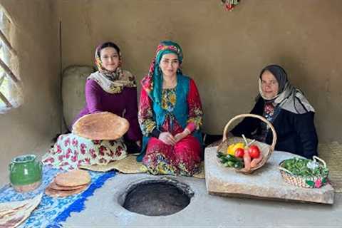 Lamb Milky Broth Recipe and Fresh Tandoori Breads Cooked in Village