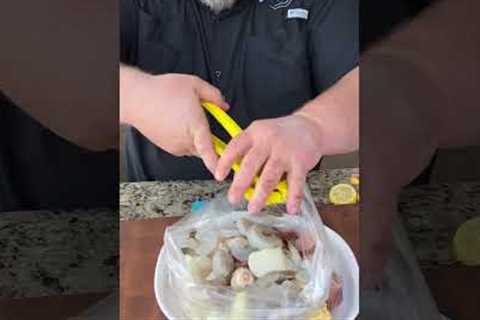 a whole low country seafood boil smoked in a bag! | #seafoodboil | HowToBBQRight Shorts