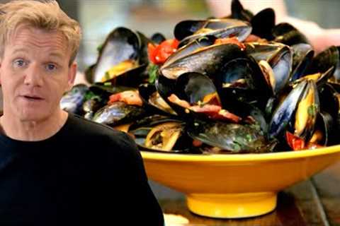 Gordon Ramsay''s Steamed Mussels