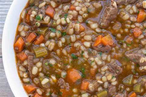 Hearty Beef Barley Soup Recipe