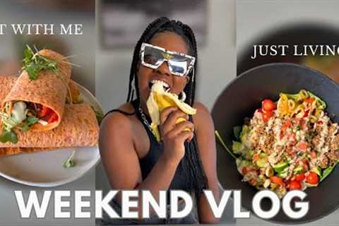 Healthy and Delicious High Raw Vegan Meals | My Weekend Eats Vlog