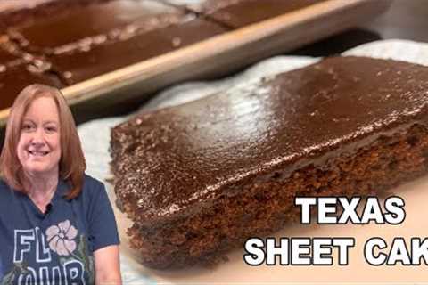 TEXAS SHEET CAKE, Chocolate Cake Recipe