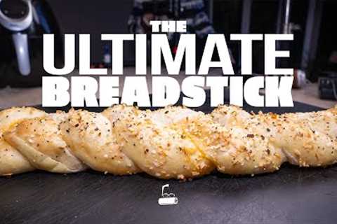 THE ULTIMATE CHEESY BREADSTICK AT HOME | SAM THE COOKING GUY