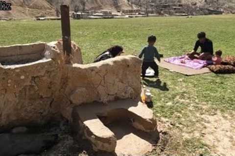 We made a Primitive Clay Oven and Cooked Lunch in it : Nomadic life of Iran