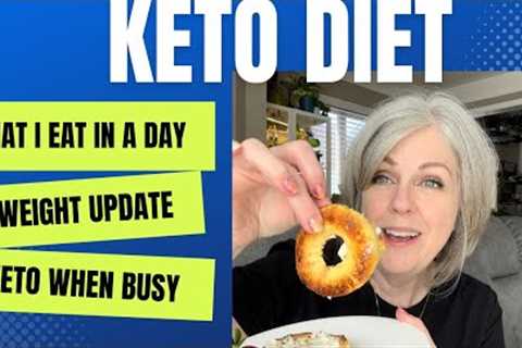 What I Eat On A Busy Day On Keto / Snack Idea / Butter Pecan Ice Cream