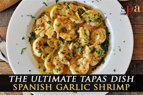 Spanish Garlic Shrimp with Saffron and White Wine