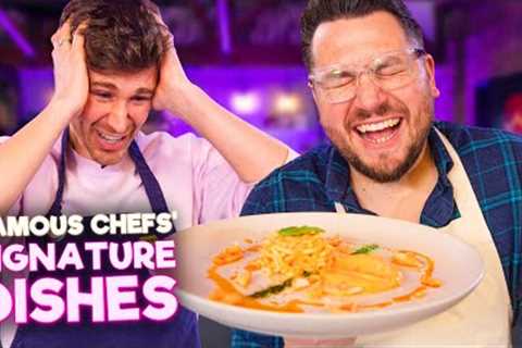 Recreating Famous Chefs'' Signature Dishes | Wylie Dufresne’s Shrimp Noodles!!