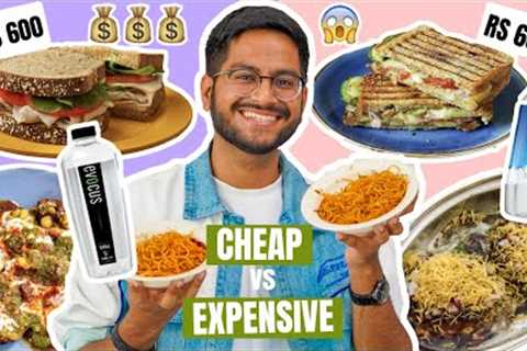*EPIC* CHEAP VS EXPENSIVE CHALLENGE 💸💰| DID I GUESS EVERYTHING RIGHT ? CRAZY FOOD CHALLENGE