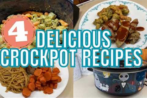 4 AMAZING SLOW COOKER FAVORITES || EASY AND DELICIOUS CROCKPOT RECIPES