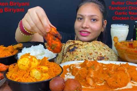 Eating Butter Chicken, Spicy Chicken Curry, Chicken Biriyani, Egg Biriyani, Tandoori Chicken, Naan