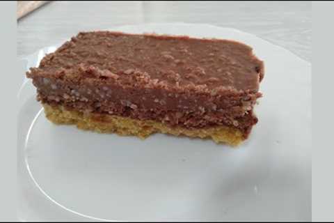 Keto Chocolate Rum Slice Recipe 3.9g Net Carbs