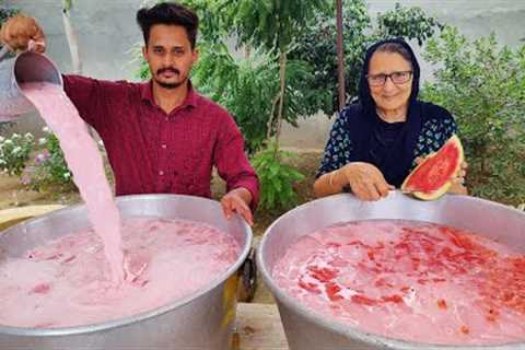 SHARBAT | Indian Summer Drink Rooh Afza Prepared By Granny | Healthy Drinks | Veg Village Food