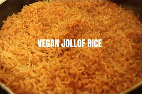 The Ultimate Vegan Jollof Rice Recipe | Flavourful & Satisfying