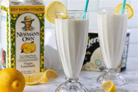 Best Copycat Frosted Lemonade (3 Ingredients & NO Added Sugar!)