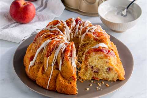 Peach Cobbler Bundt Cake