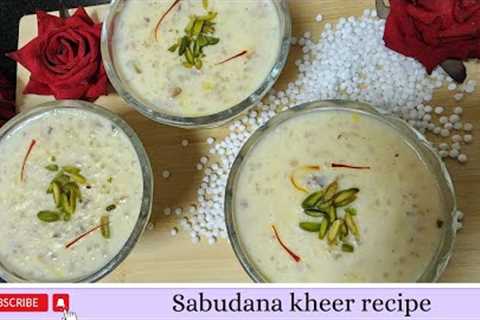 Sabudana kheer Recipe In Hindi |Indian festival dessert during fasting (vrat)| Salma''s Dream..