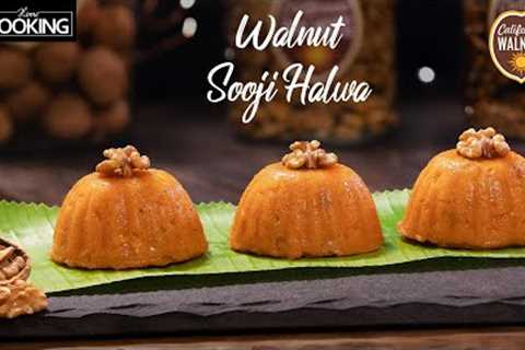Walnut Sooji Halwa | Easiest sweet you can ever make! Walnut Recipe | Sweet Recipes