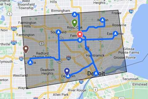 Hamburger Detroit, MI - Google My Maps