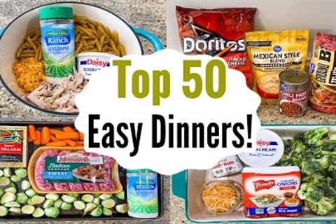 What''s For Dinner? 50 of the BEST Quick & EASY Recipes! | Tasty CHEAP Meal Ideas | Julia..