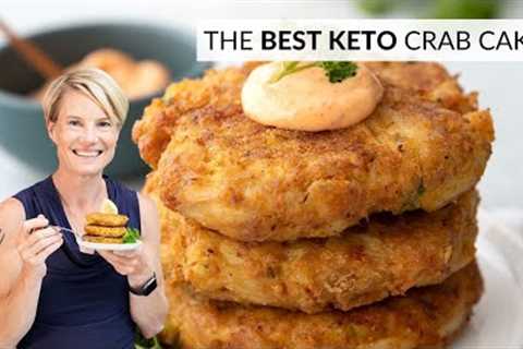 Perfect KETO CRAB CAKES - grain-free and crispy!