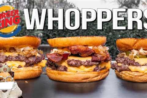 WE MADE EVERY BURGER KING WHOPPER MELT AND THIS HAPPENED... | SAM THE COOKING GUY