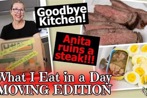 What I Eat In a Day When Moving! How to Ruin a Perfectly Good Steak!