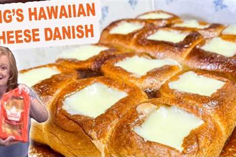 KING'S HAWAIIAN CHEESE DANISH, Easy Breakfast or Dessert Recipe