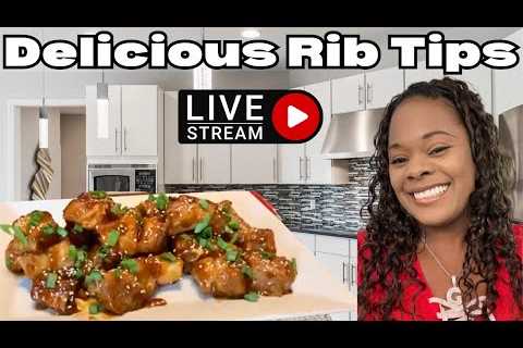 In The Kitchen With Gina Young is going live! Ribs Tips Recipe Stove Top